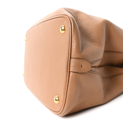 Prada Vitello Daino Tote Caramel 9 of 9