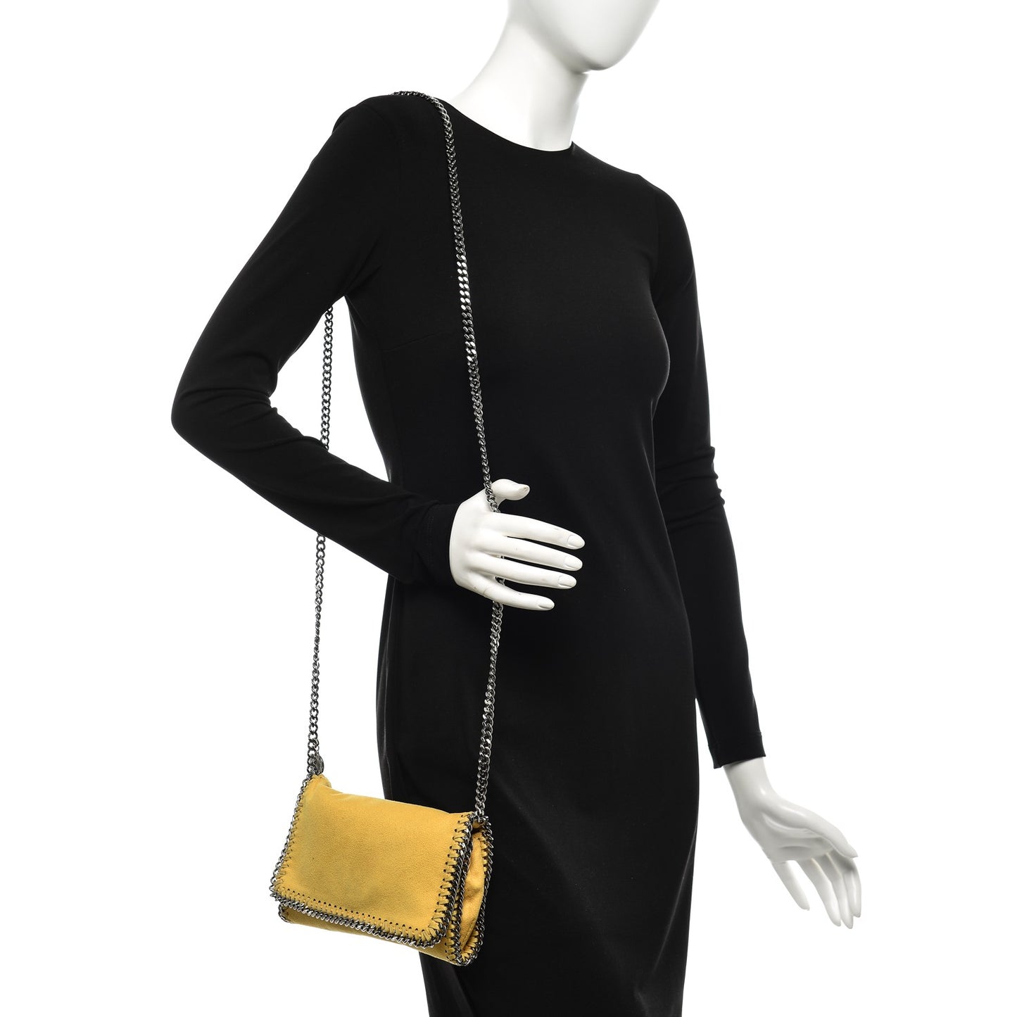 Shaggy Deer Falabella Crossbody Bag Yellow