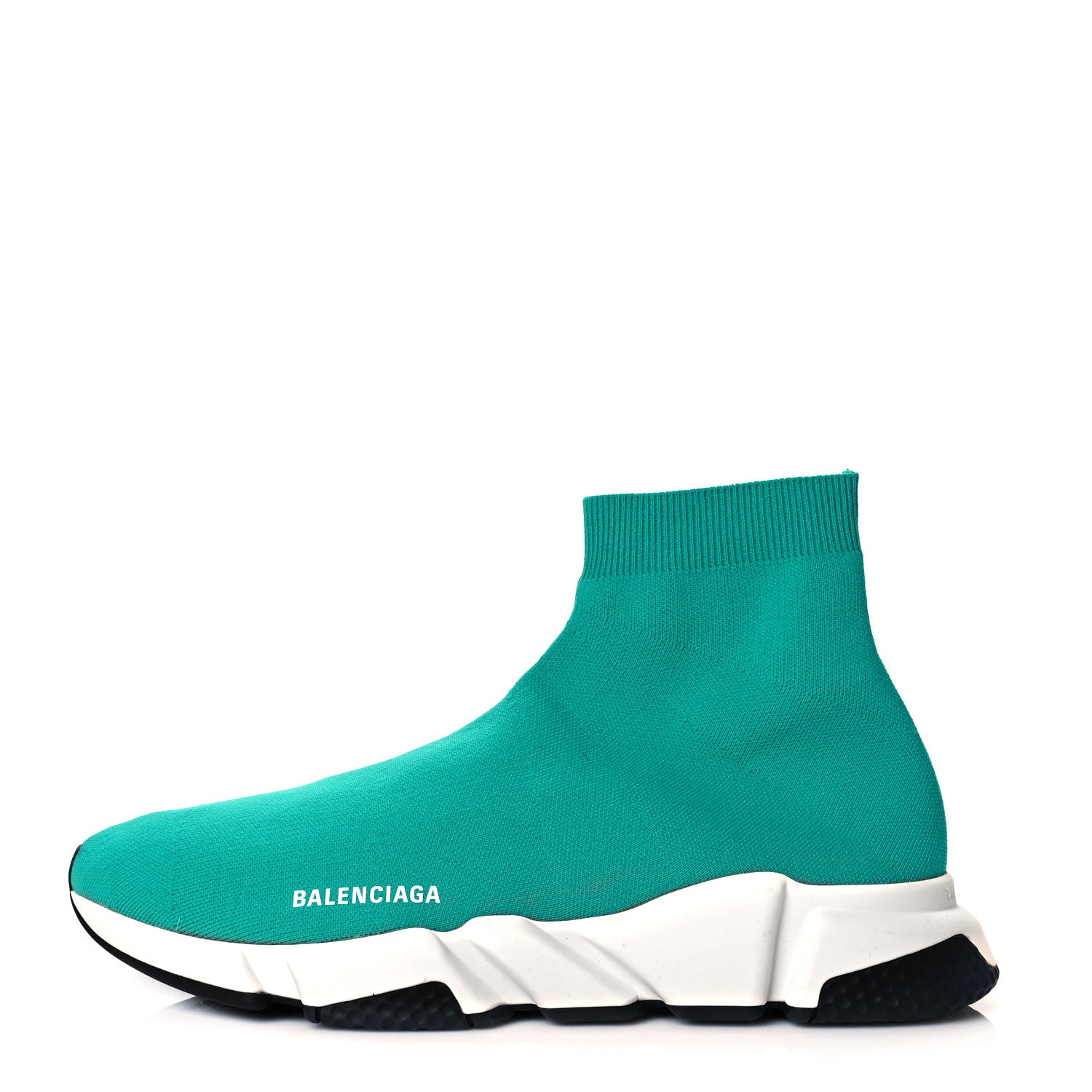 Balenciaga Neoprene Knit Mens Speed Sneakers 46 Turquoise 1 of 9