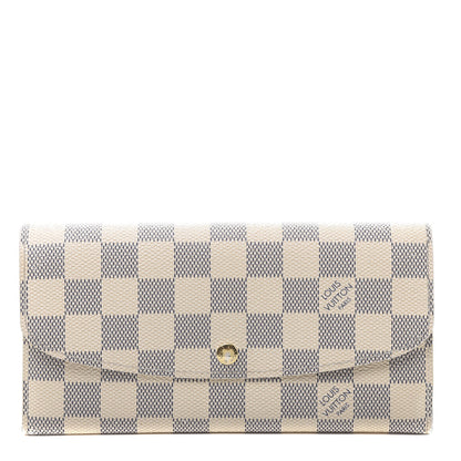 Louis Vuitton Damier Azur Emilie Wallet 1 of 8