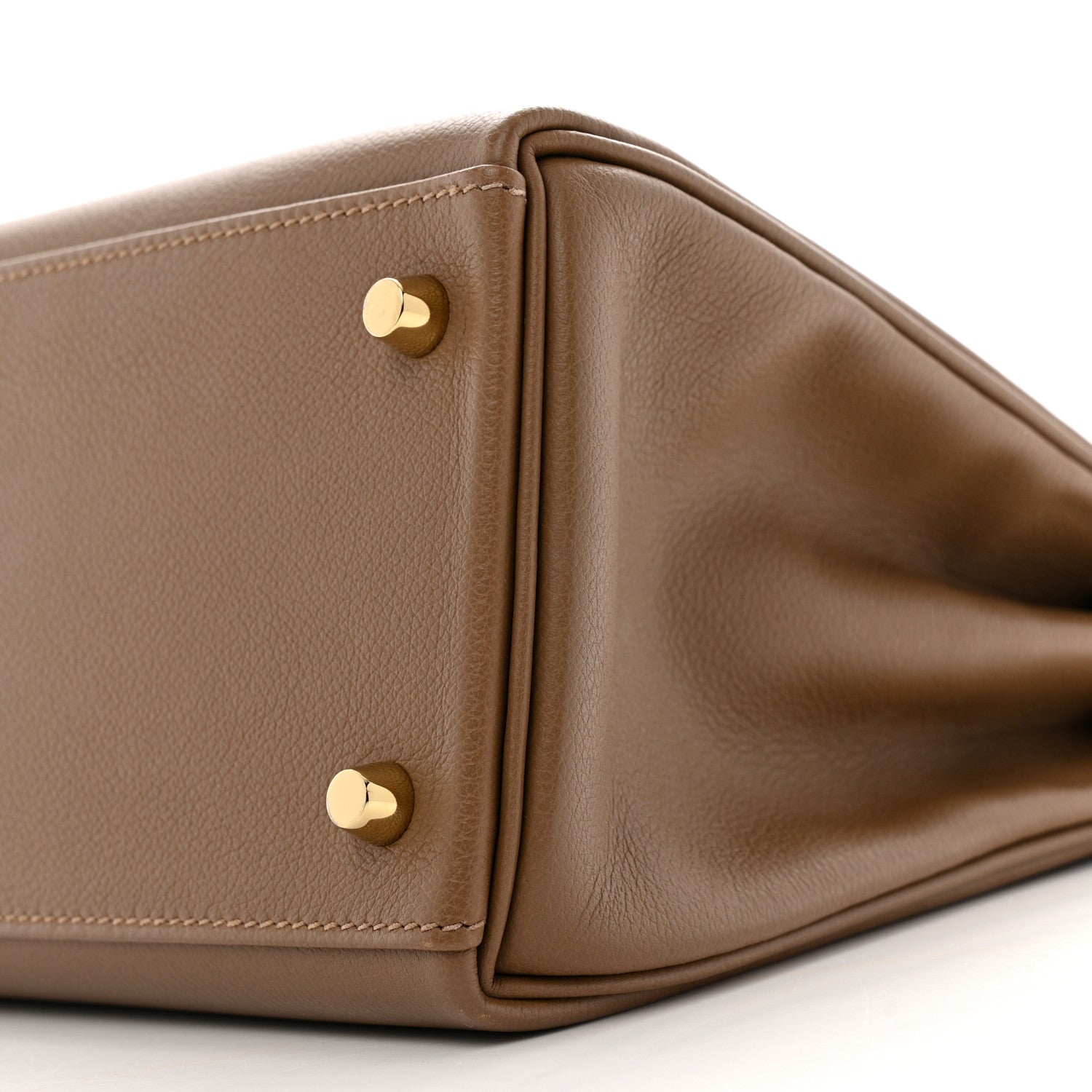 Hermes Evercolor Kelly Retourne 28 Beige De Weimar 10 of 17