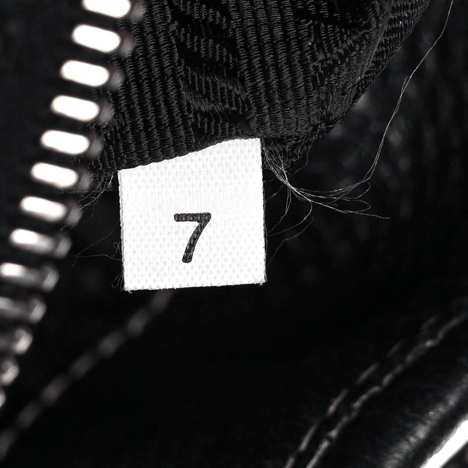 Prada Vitello Daino Drawstring Bucket Black 6 of 9