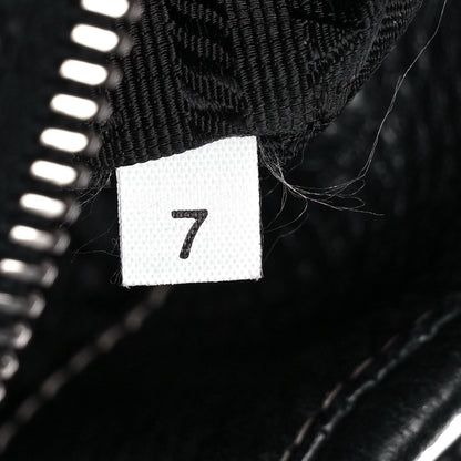 Prada Vitello Daino Drawstring Bucket Black 6 of 9