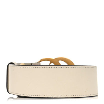 Gucci Calfskin Double G 40mm Belt 85 34 Mystic White 2 of 4