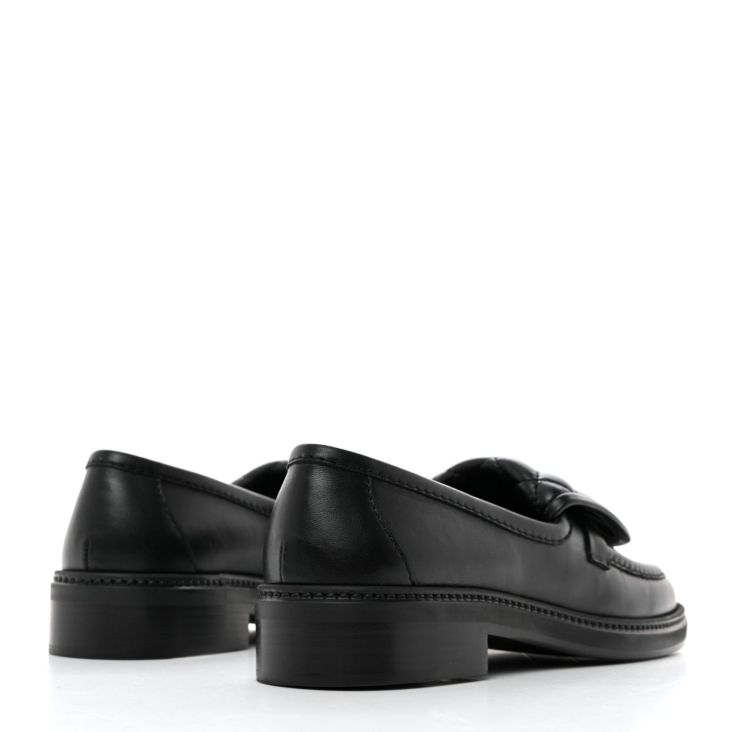 Lambskin Quilted CC Turnlock Loafers 37.5 Black