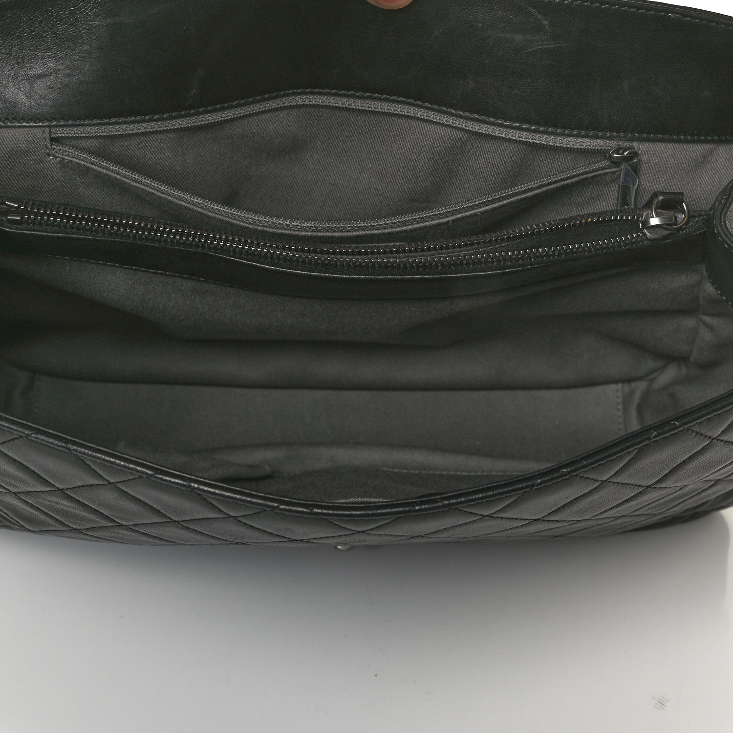 Chanel Lambskin Quilted Large Antik Boy Flap Black 5 of 19