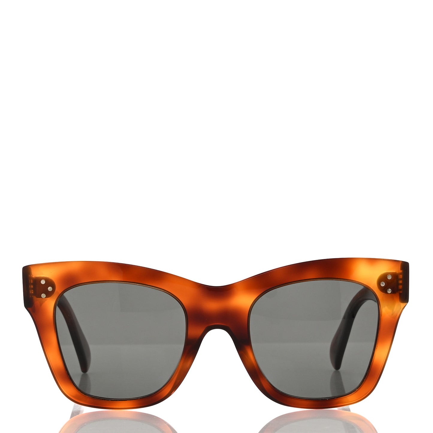 Acetate Polarized Cat Eye Sunglasses CL4004IN Havana
