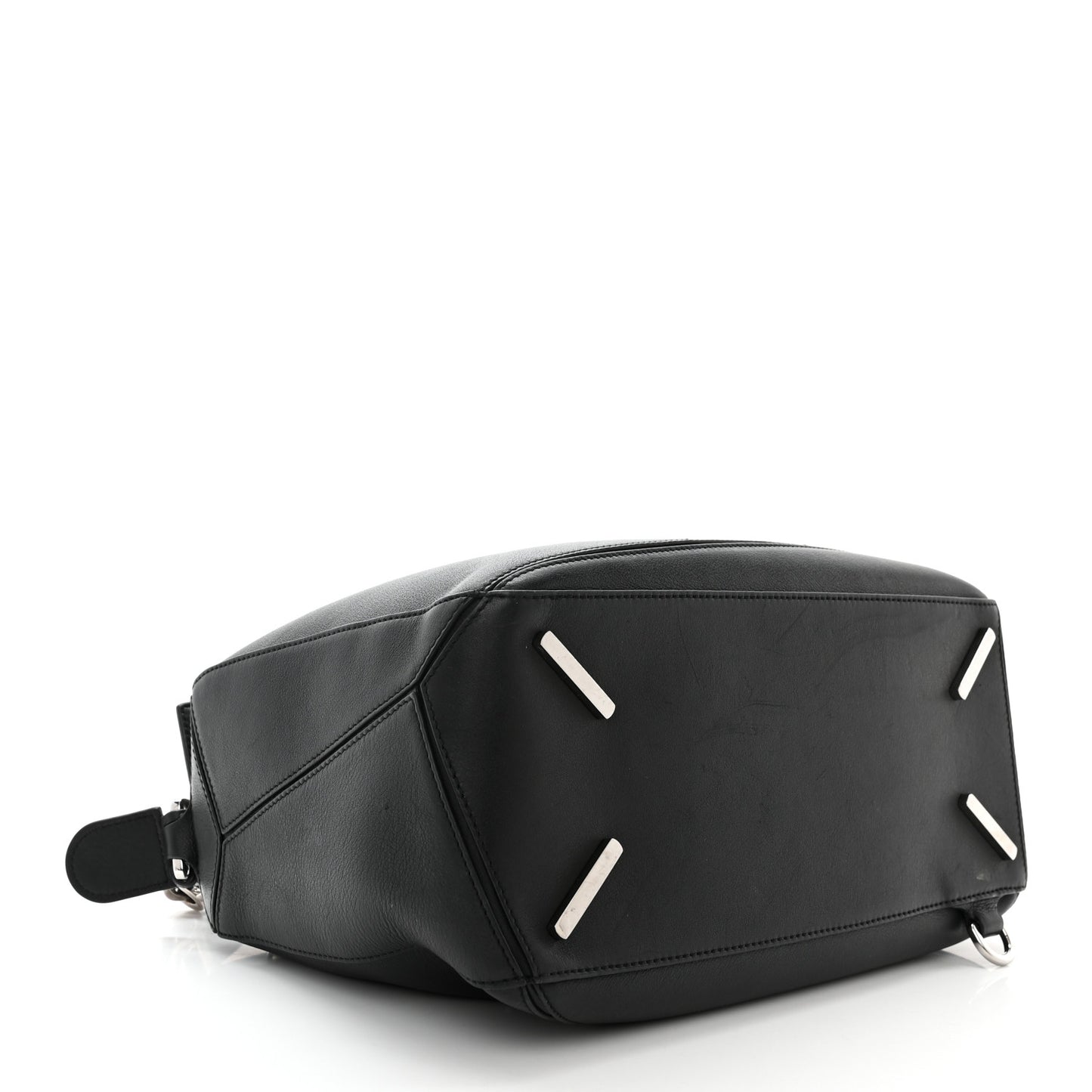 Calfskin Medium Puzzle Bag Black