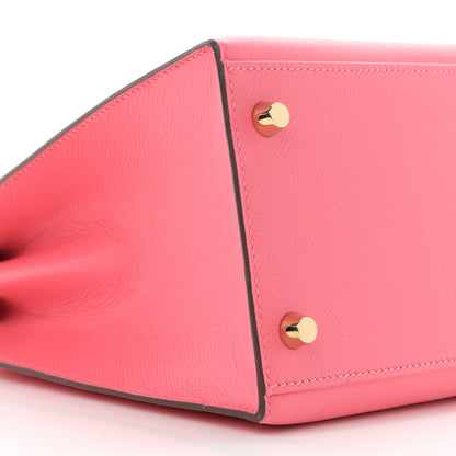 Hermes Epsom Kelly Sellier 28 Rose Azalee 9 of 13