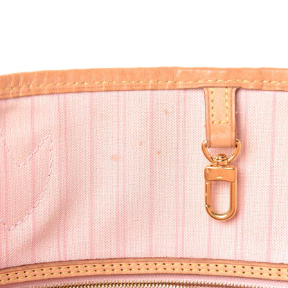 Louis Vuitton Damier Azur Neo Neverfull MM Rose Ballerine 18 of 20