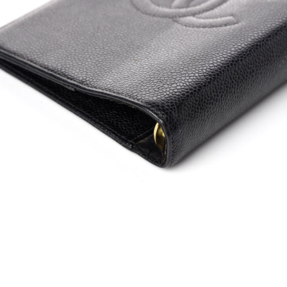 Chanel Caviar CC Medium Ring Agenda Planner Black 6 of 12