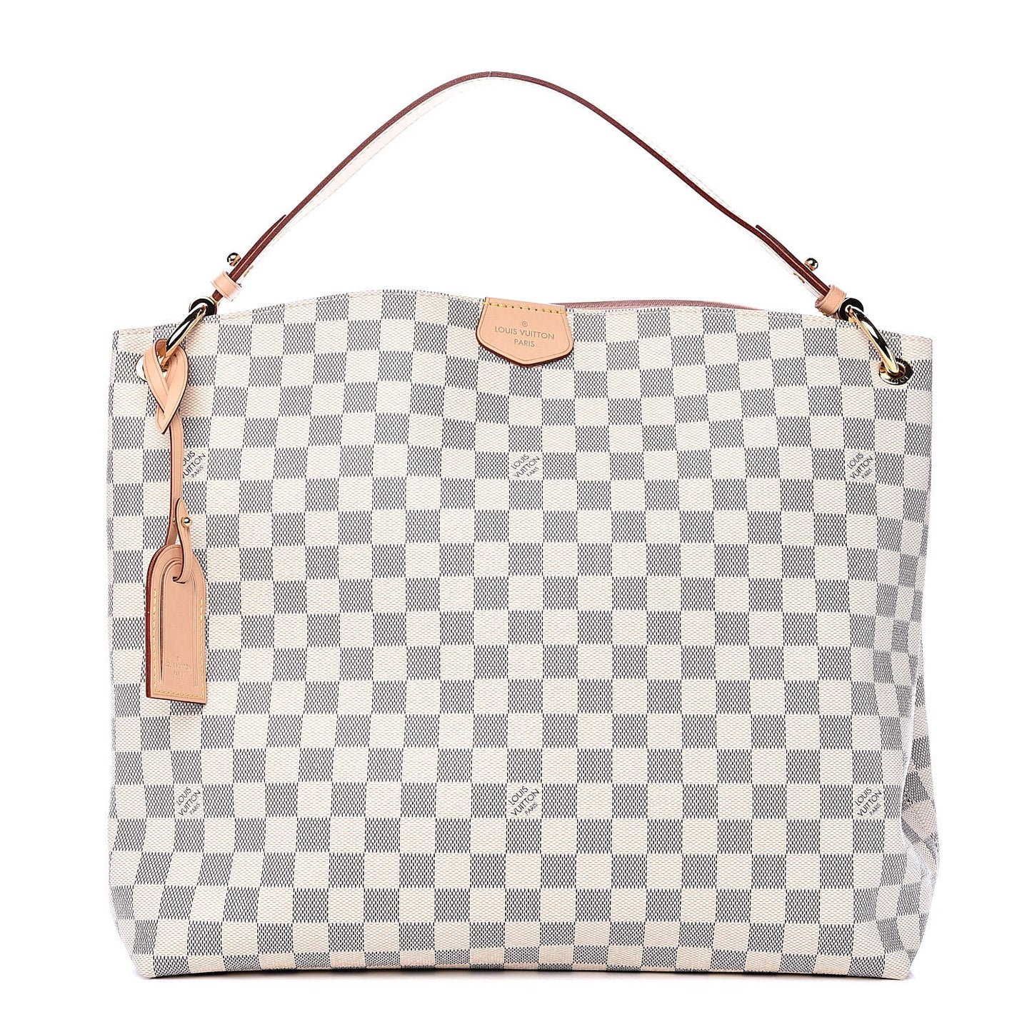 Damier Azur Graceful MM Rose Ballerine