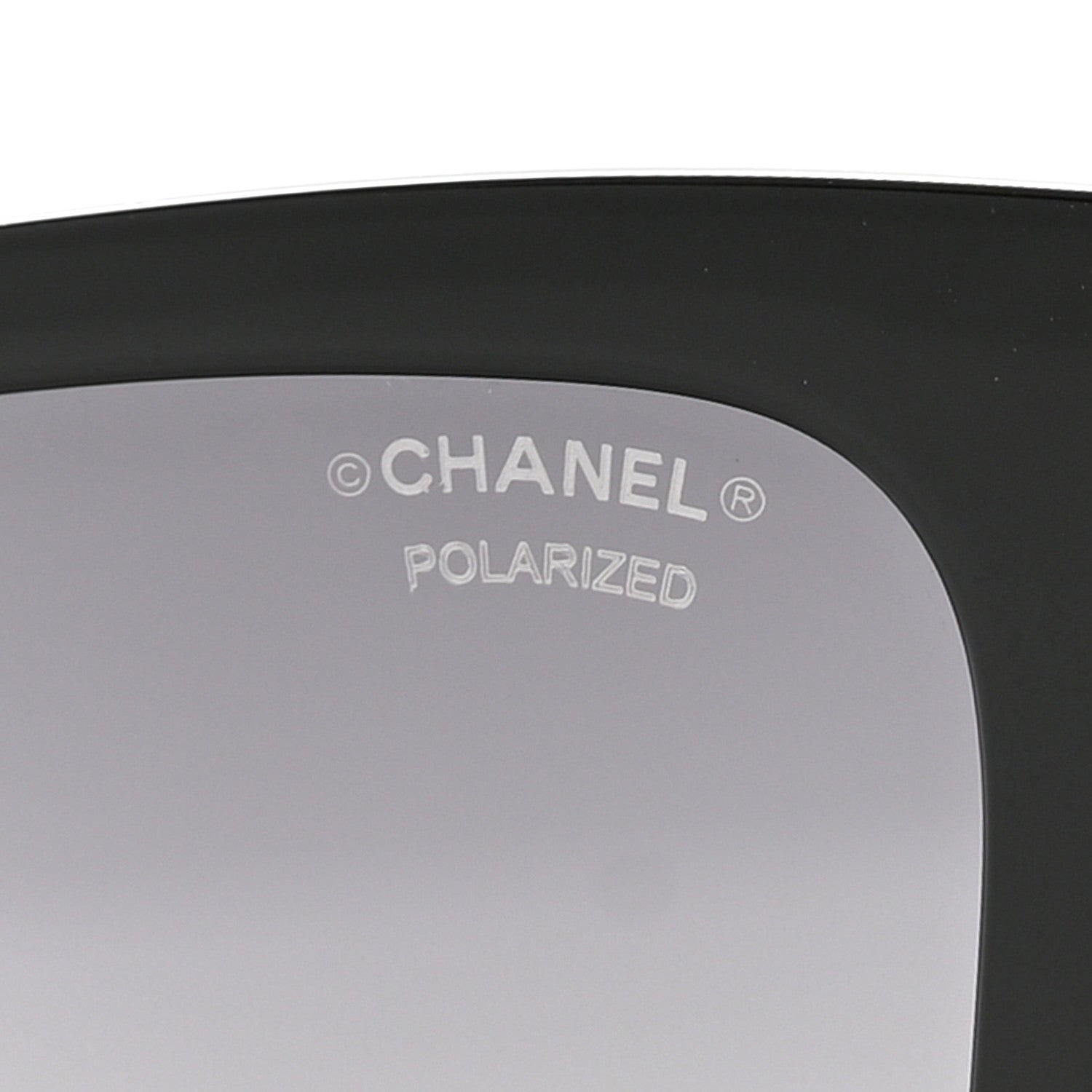 Chanel Acetate Polarized Square Sunglasses 5417 Black 7 of 8