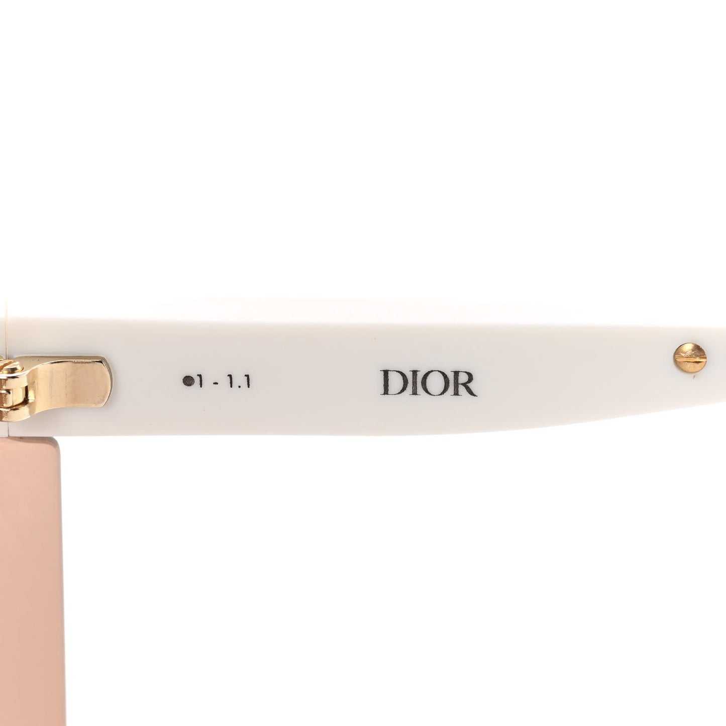 Diorclub M1U Mask Sunglasses White