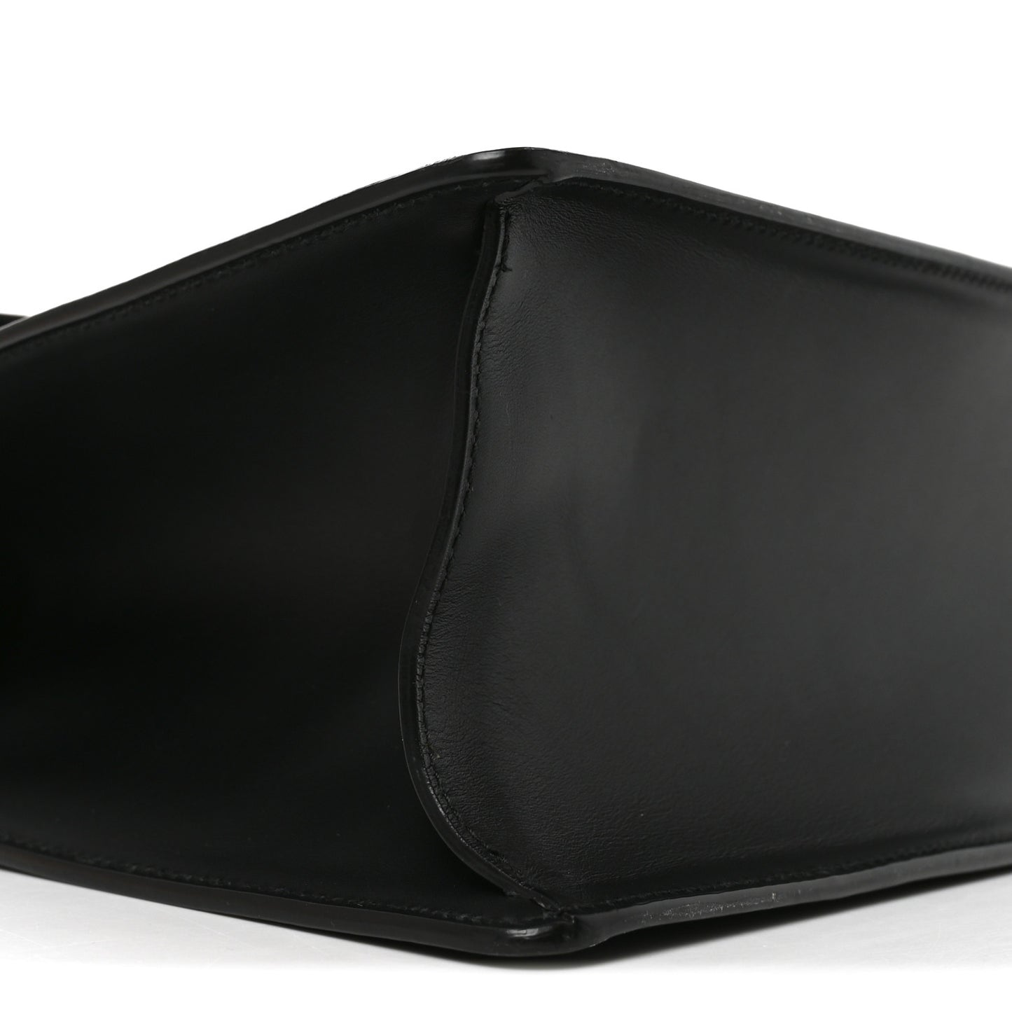 Calfskin Medium Sylvie Top Handle Bag Black
