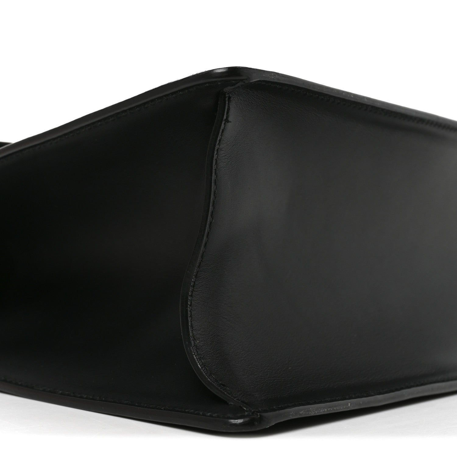 Gucci Calfskin Medium Sylvie Top Handle Bag Black 9 of 10