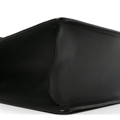 Gucci Calfskin Medium Sylvie Top Handle Bag Black 9 of 10