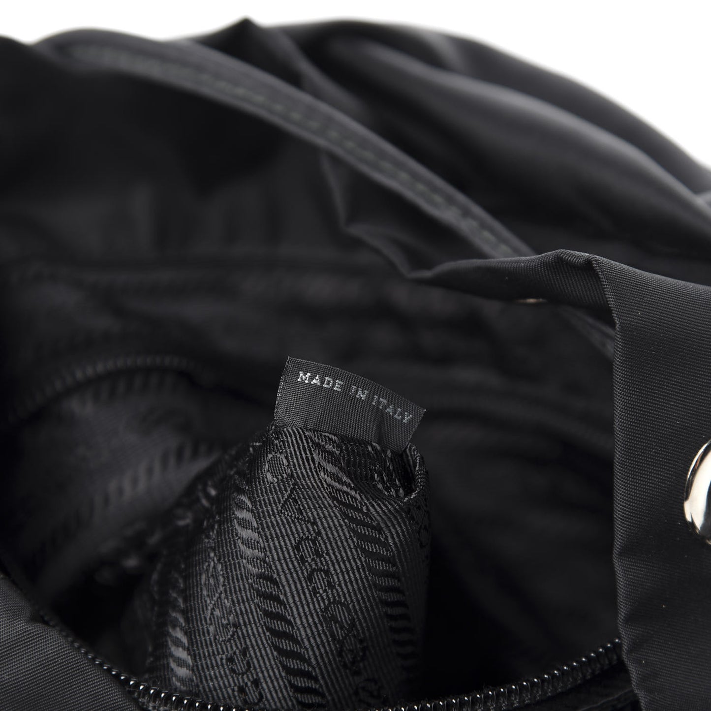 Nylon Vela Medium Backpack Black