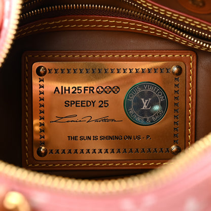 Louis Vuitton Calfskin Monogram Speedy P9 Bandouliere 25 Pink Sakura 7 of 11