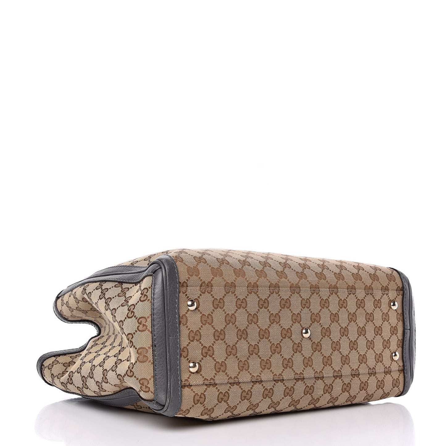 Monogram Medium Bella Tote Grey