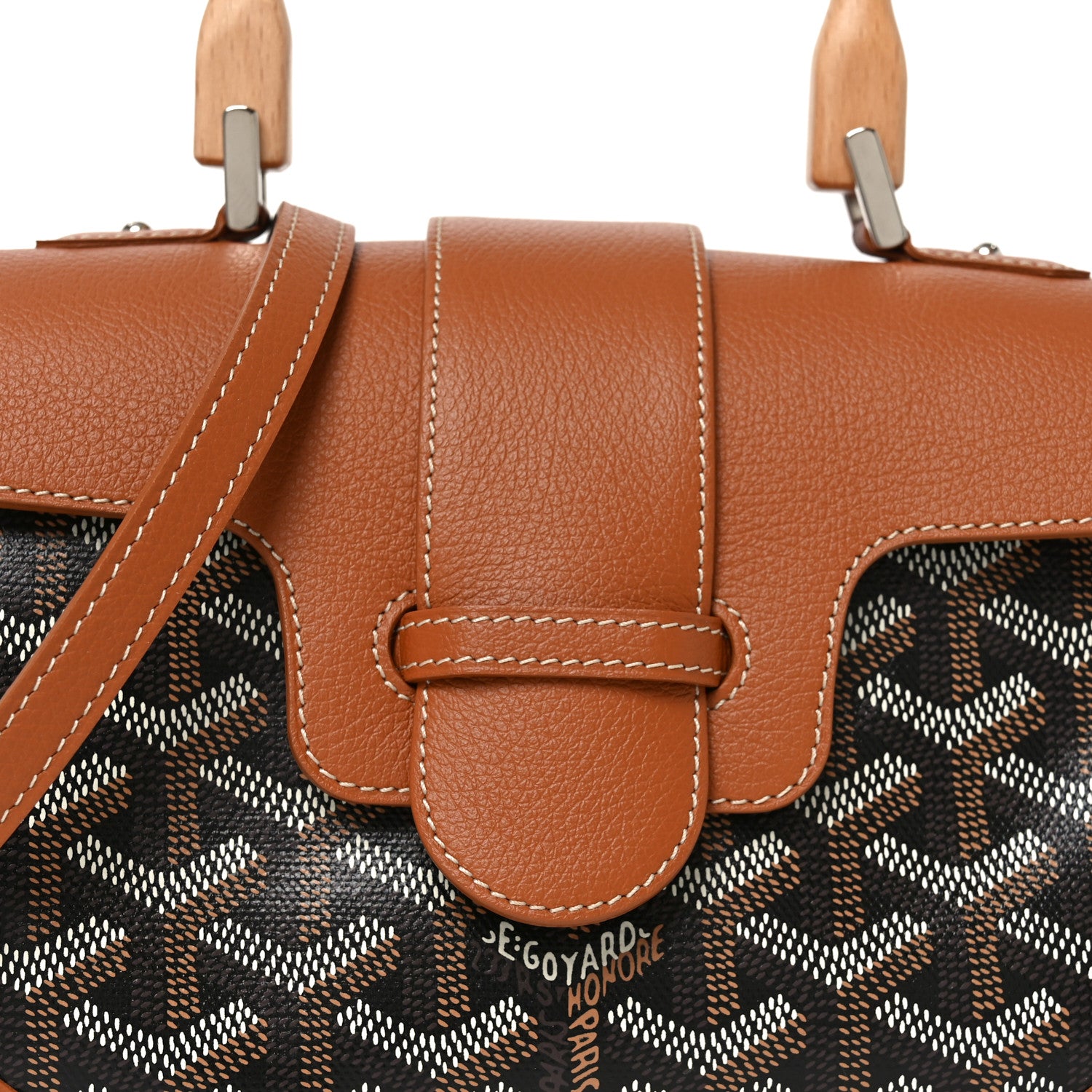 Goyard Goyardine Mini Saigon Black Gold 6 of 8