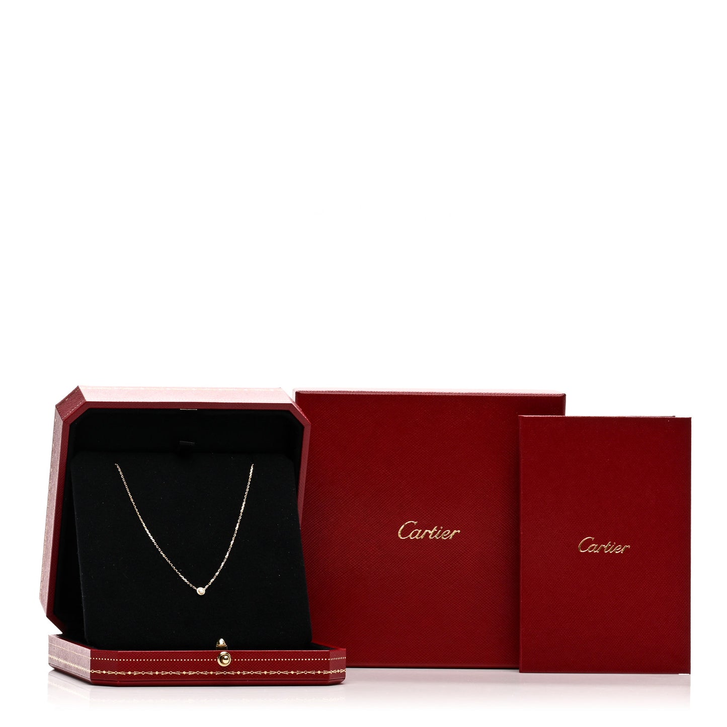 18K Yellow Gold Diamond XS D'Amour Pendant Necklace
