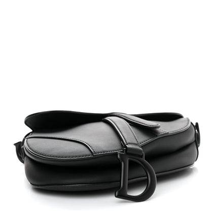 Christian Dior Ultra Matte Calfskin Mini Saddle Bag Black 4 of 14