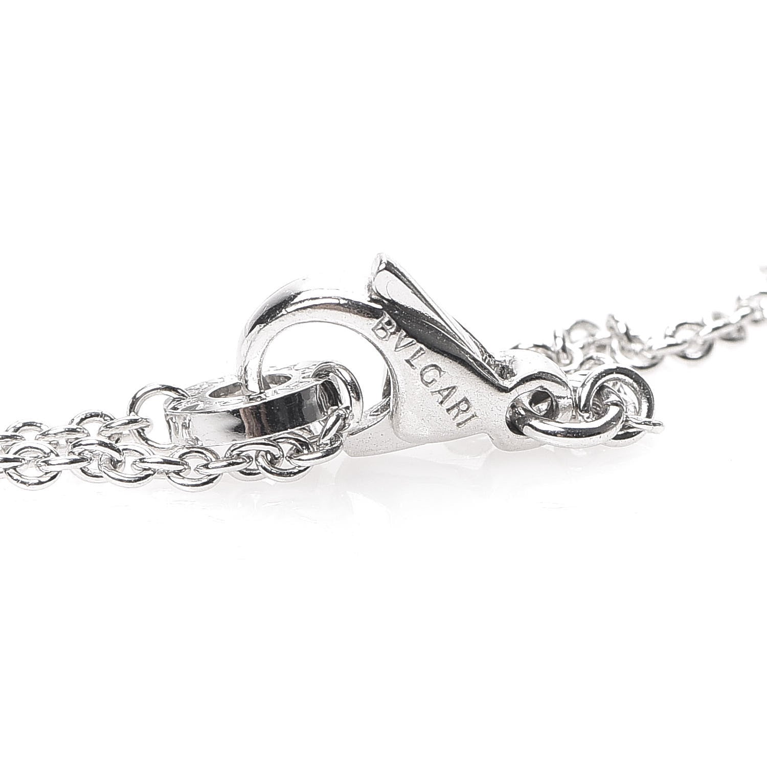 Bulgari Sterling Silver Ceramic Save The Children Pendant Necklace 4 of 5
