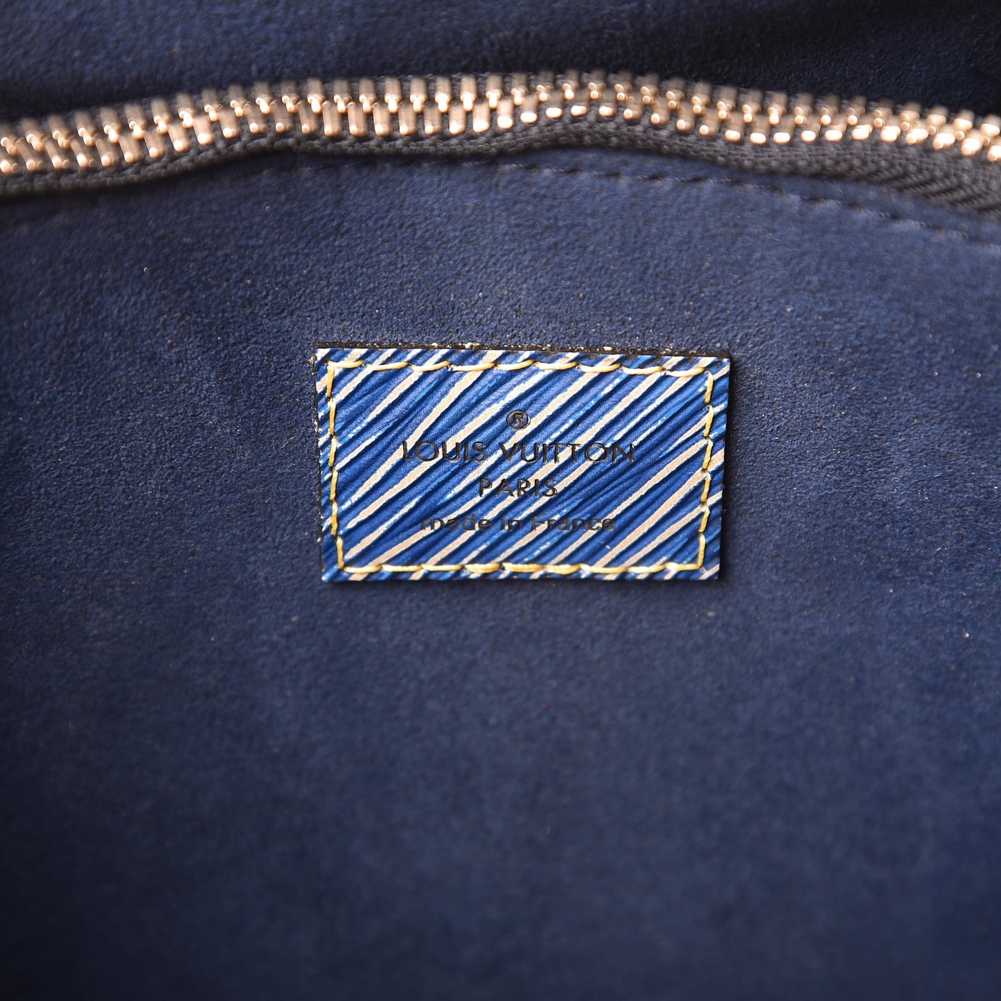 Epi Pins Twist Tote Denim Light