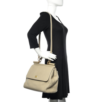Dolce & Gabbana Dauphine Large Miss Sicily Satchel Taupe 2 of 13
