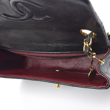 Chanel Lambskin Quilted Mini Square Flap Black 7 of 10
