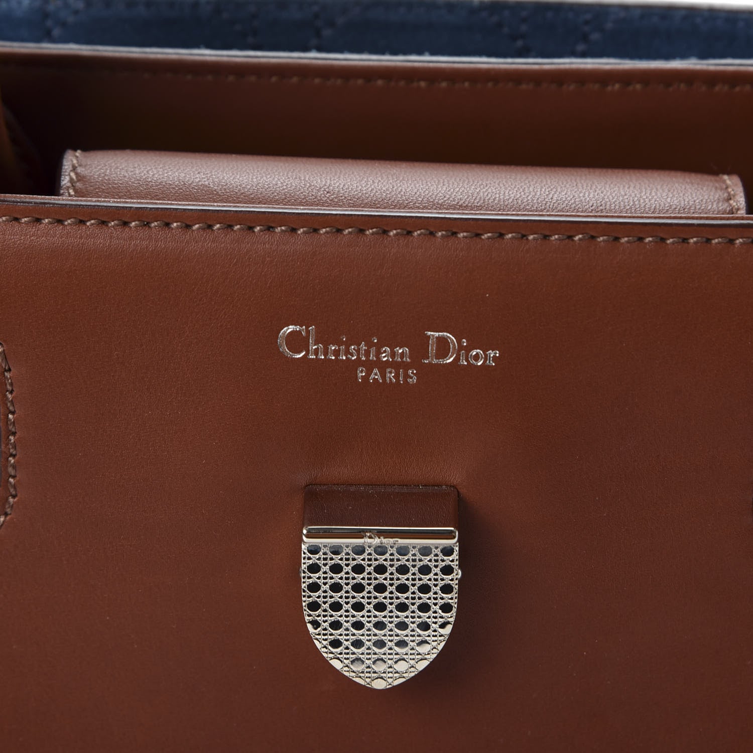 Christian Dior Smooth Calfskin Medium Diorever Flap Brown 7 of 10