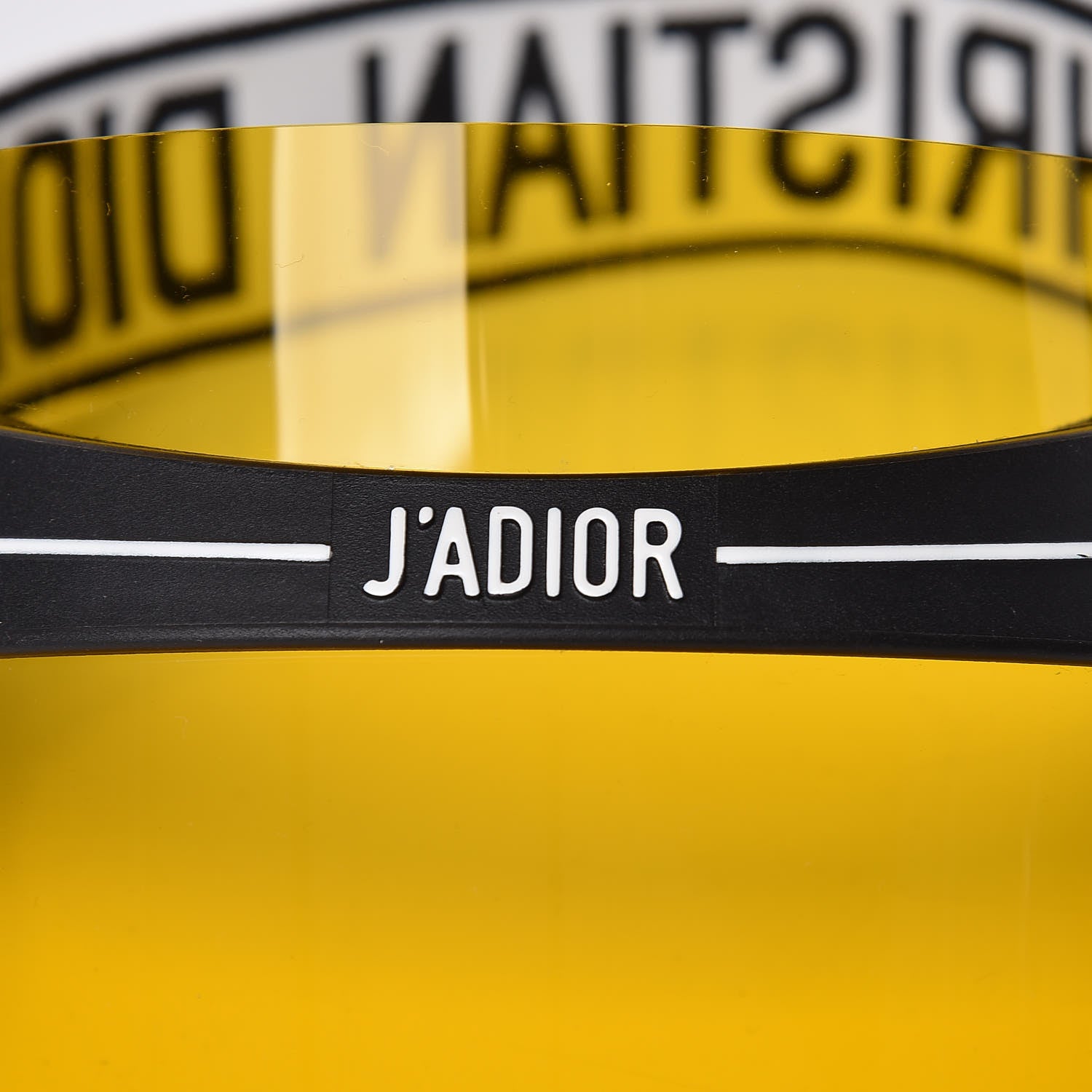 Christian Dior DiorClub1 Sun Visor Yellow 5 of 5