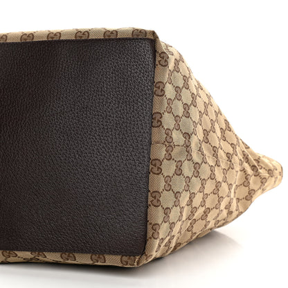 Gucci GG Monogram Large Web Handle Bucket Tote 9 of 12