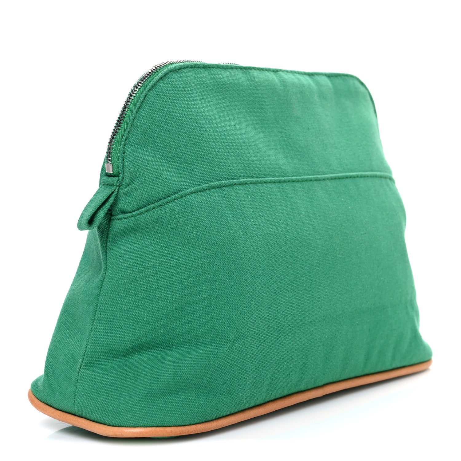 Hermes Cotton Canvas Bolide Travel Cosmetic Pouch MM 3 of 7