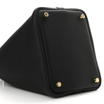 Hermes Taurillon Clemence Picotin Lock 18 PM Black 9 of 11
