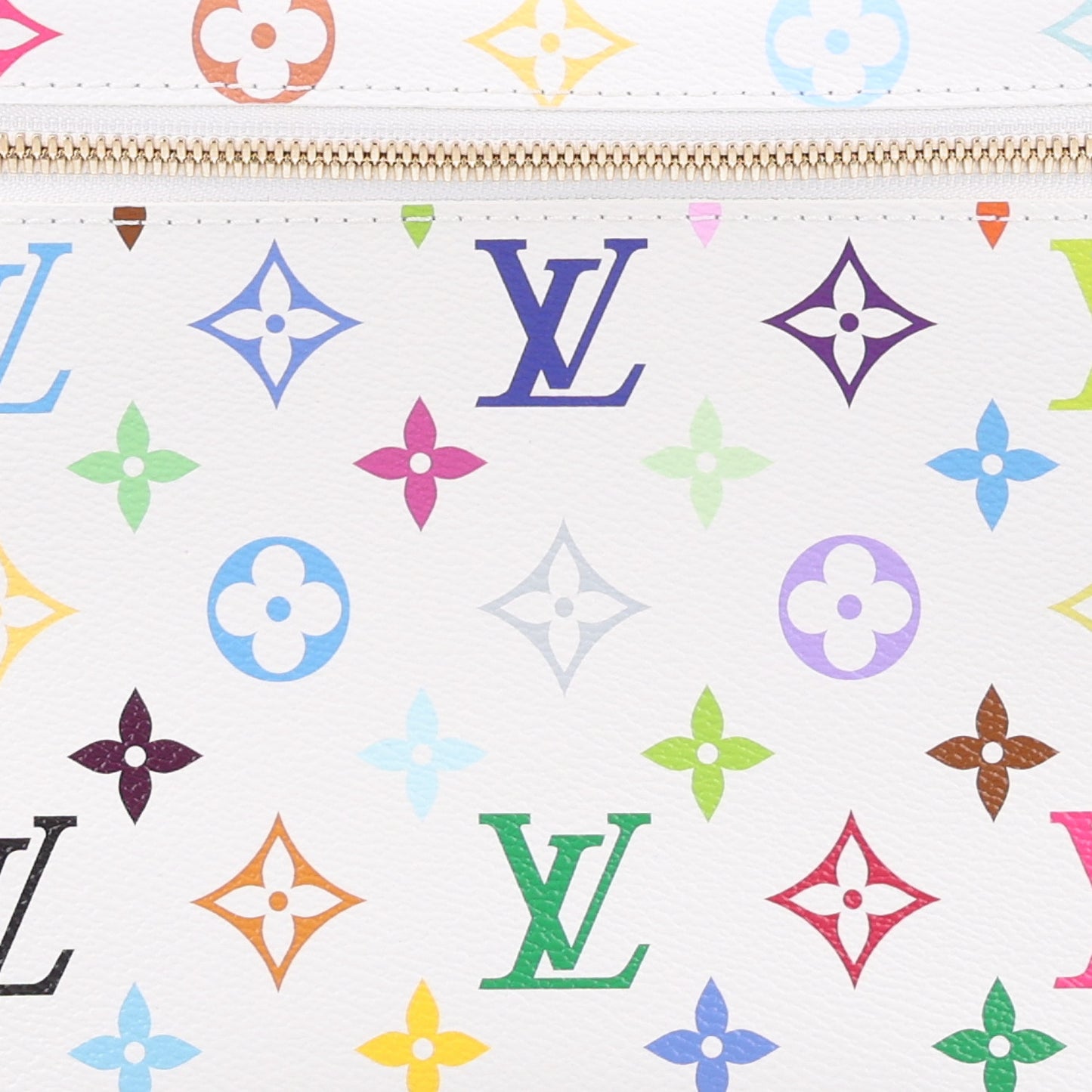 LV X TM Monogram Multicolor Nice BB White