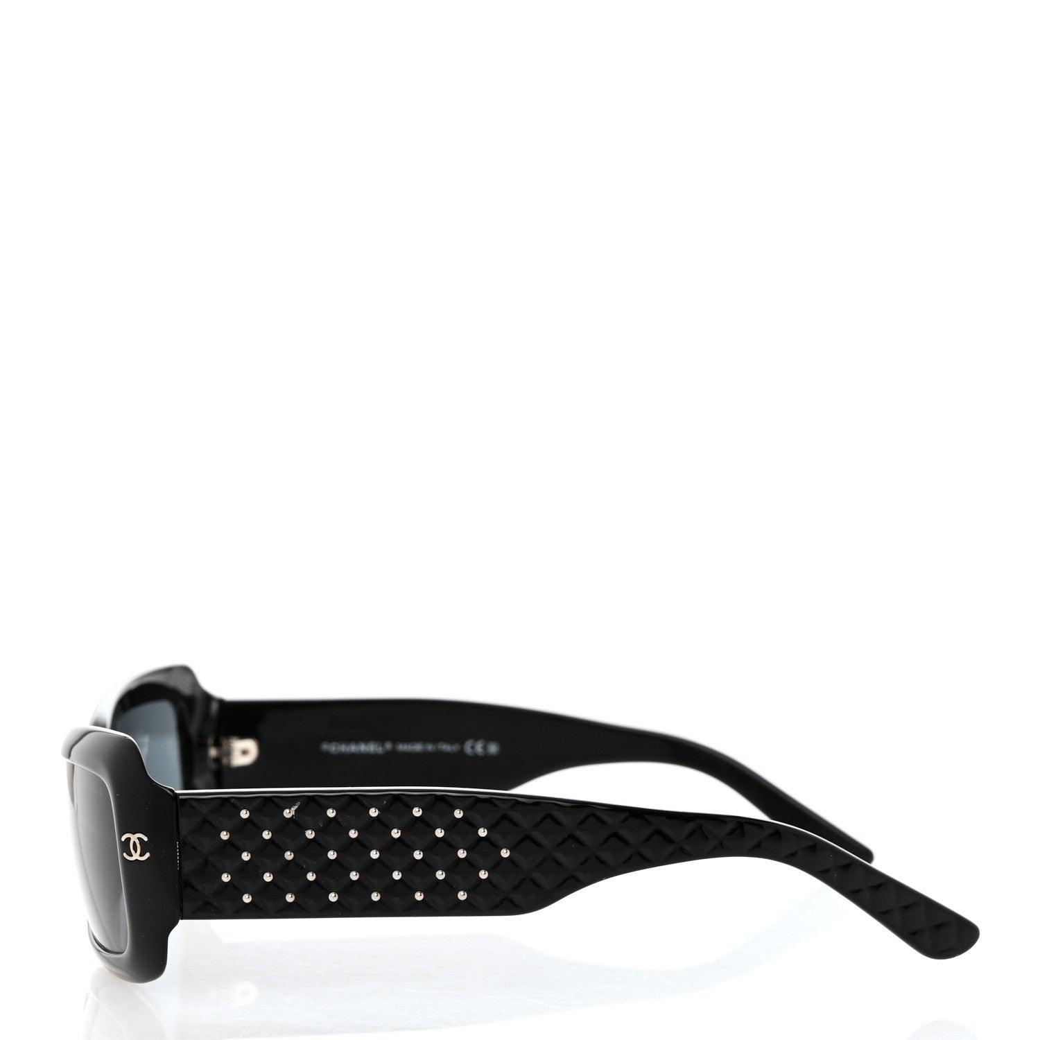 Chanel Studded CC Sunglasses 5099 Black 3 of 8