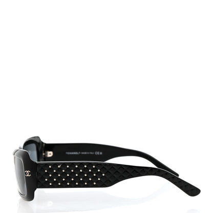 Chanel Studded CC Sunglasses 5099 Black 3 of 8