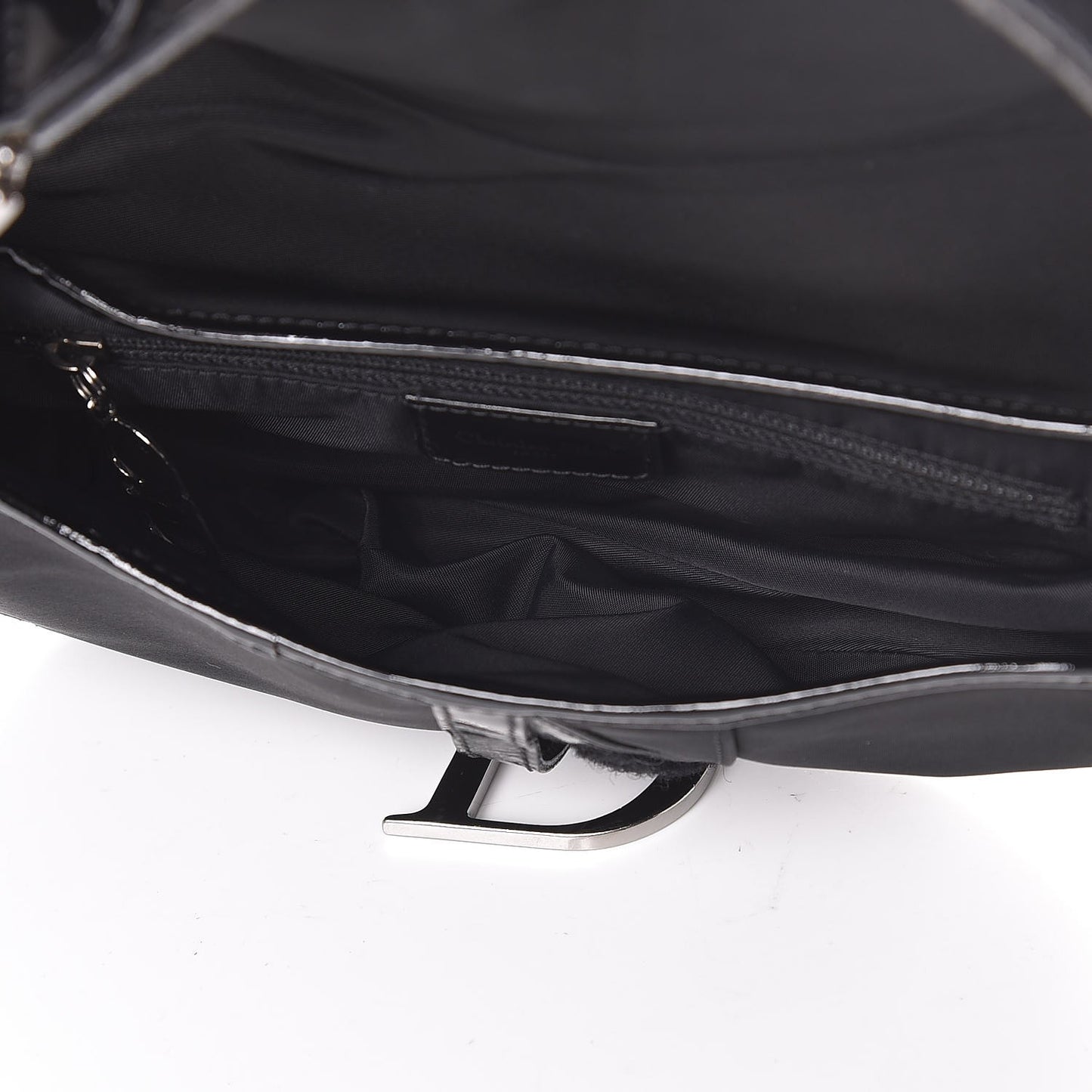 Nylon Saddle Bag Black