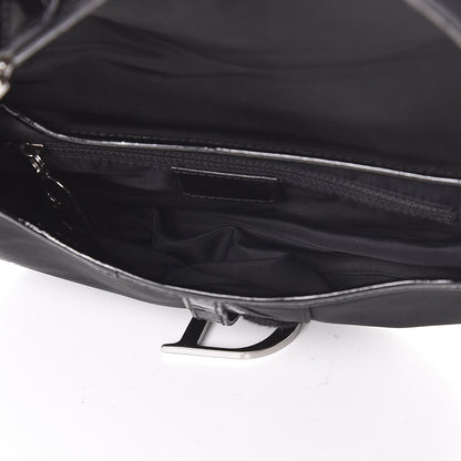 Christian Dior Nylon Saddle Bag Black 6 of 9