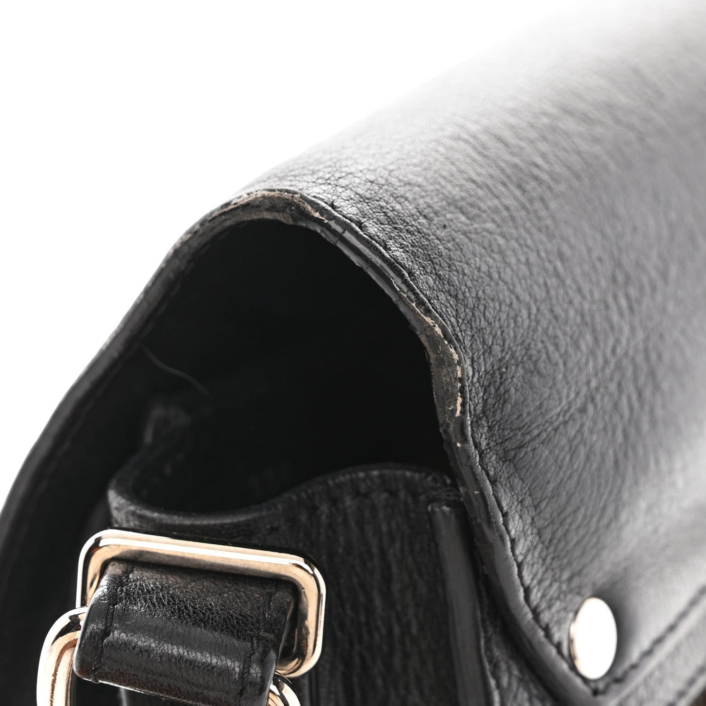 Calfskin PS11 Classic Shoulder Bag Black