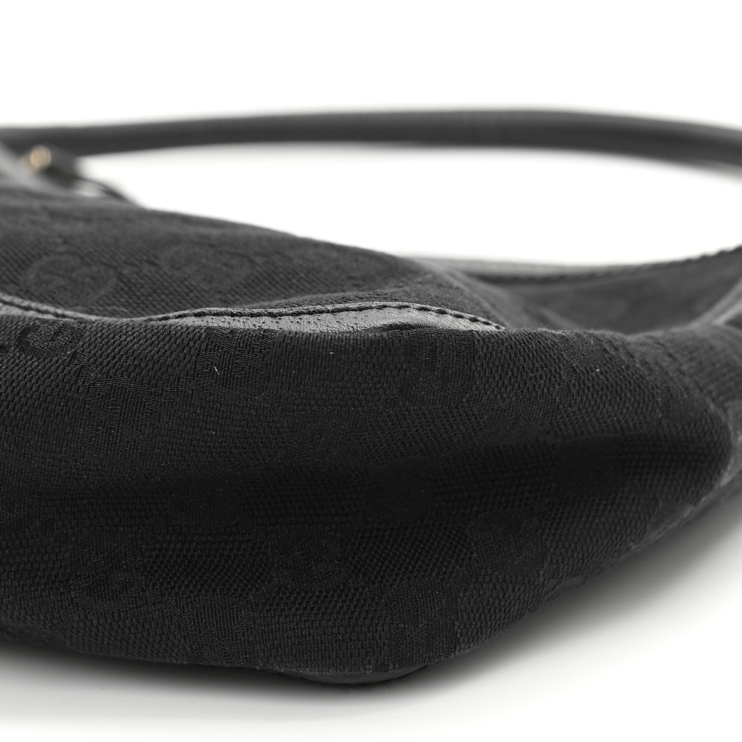 Gucci Monogram Abbey Shoulder Bag Black 9 of 9