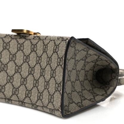 Balenciaga X GUCCI GG Supreme Monogram Small Hourglass Top Handle Bag Beige Ebony 10 of 10