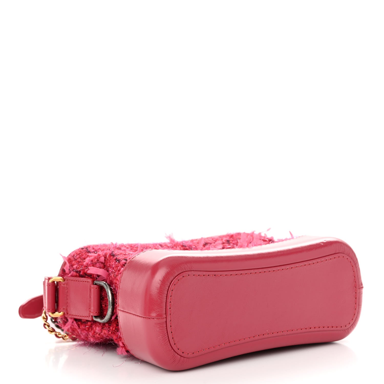 Chanel Tweed Calfskin Small Gabrielle Hobo Pink 4 of 10