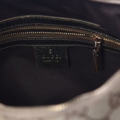 Gucci Monogram Medium Horsebit Chain Hobo Dark Brown 8 of 13