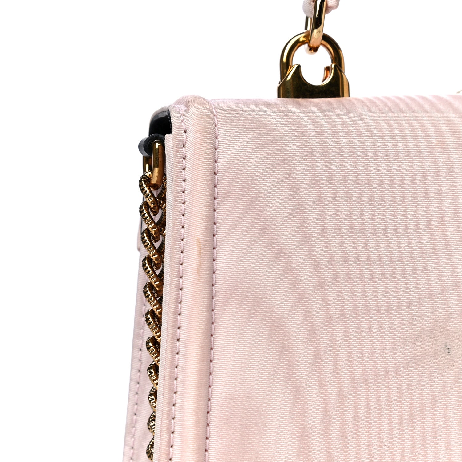 Dolce & Gabbana Moire Pearl Embellished Small Devotion Top Handle