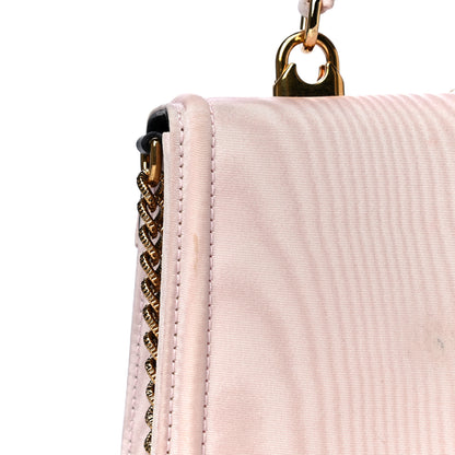 Dolce & Gabbana Moire Pearl Embellished Small Devotion Top Handle Bag Pink 15 of 17