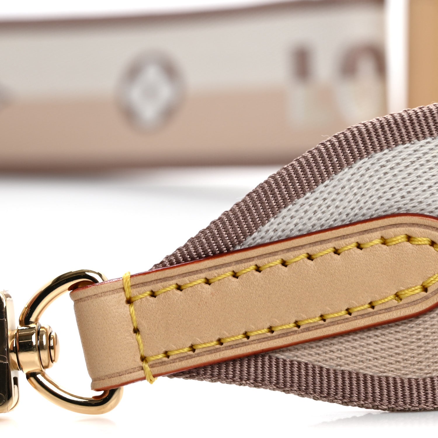 Louis Vuitton Jacquard Speedy Bandouliere 20 Shoulder Strap Beige 8 of 11