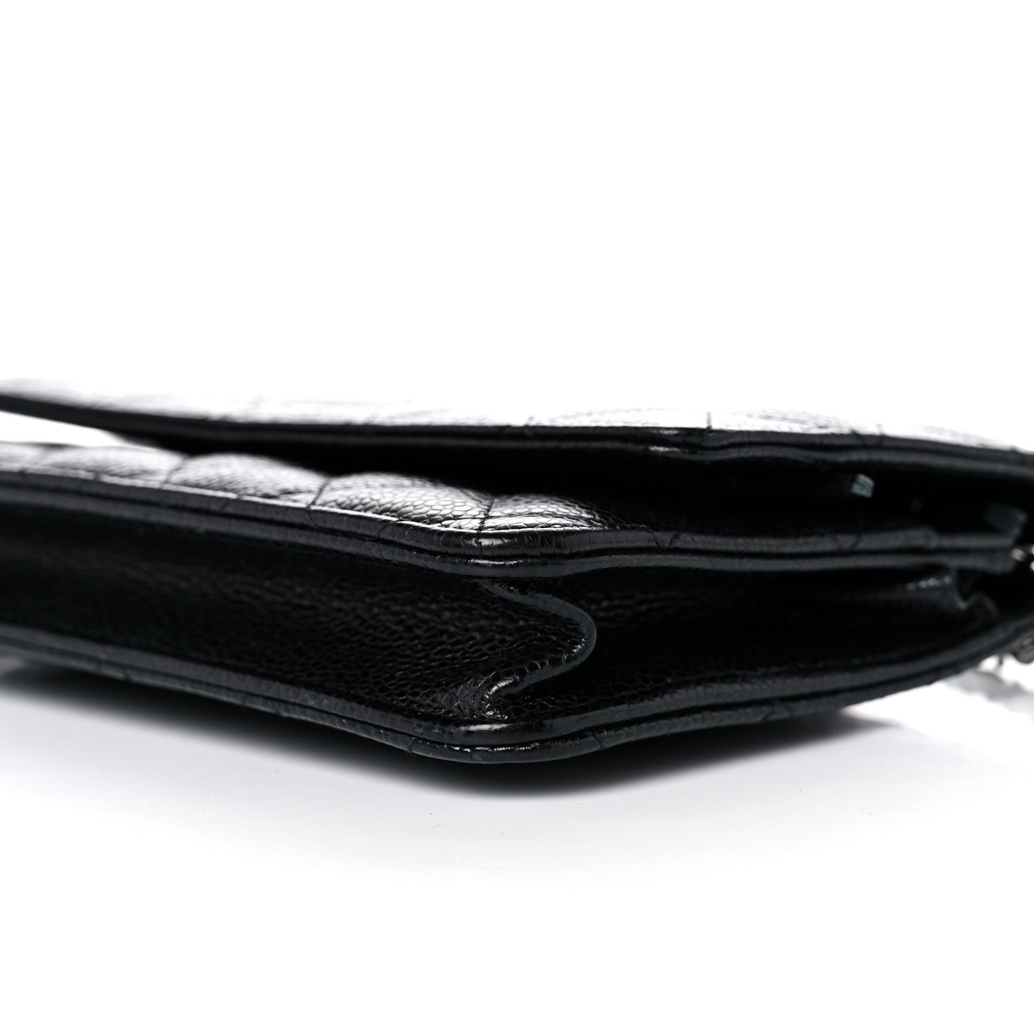 Chanel Caviar Quilted Wallet On Chain WOC Black 10 of 14